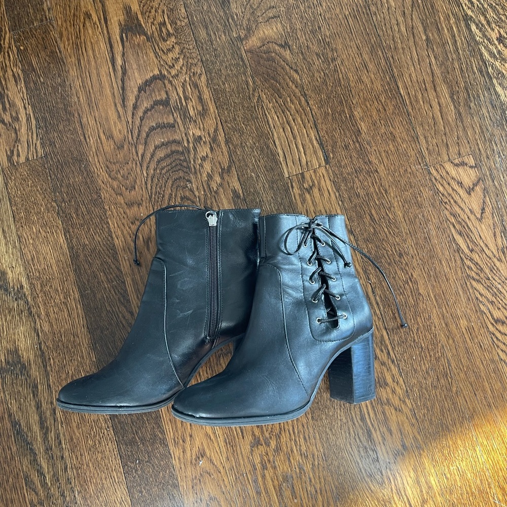 Schutz Leather Booties